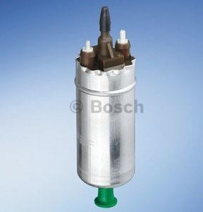 Electric fuel pump in-line