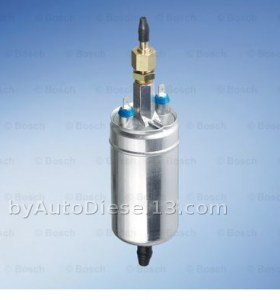 Electric fuel pump in-line