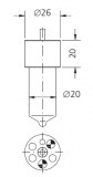 Nez d'injecteur KHD DEUTZ BVM 628